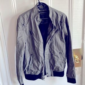 Guess gray and black Jacket.